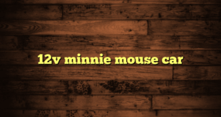 12v minnie mouse car