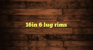 16in 6 lug rims