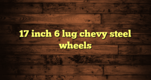 17 inch 6 lug chevy steel wheels