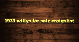 1933 willys for sale craigslist