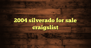 2004 silverado for sale craigslist
