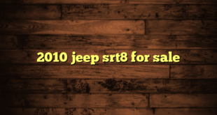 2010 jeep srt8 for sale