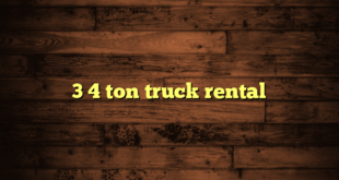 3 4 ton truck rental