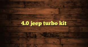 4.0 jeep turbo kit