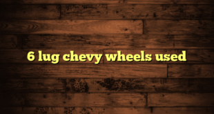 6 lug chevy wheels used