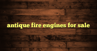 antique fire engines for sale