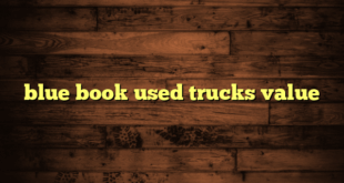 blue book used trucks value