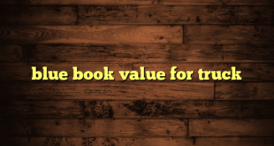 blue book value for truck