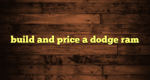 build and price a dodge ram