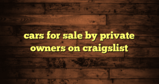 cars for sale by private owners on craigslist