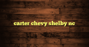 carter chevy shelby nc