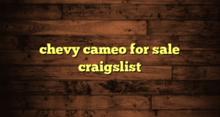 chevy cameo for sale craigslist