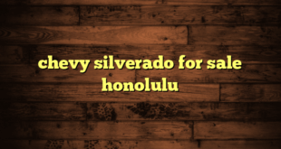 chevy silverado for sale honolulu