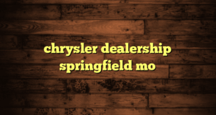 chrysler dealership springfield mo