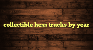 collectible hess trucks by year