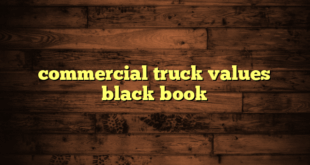 commercial truck values black book