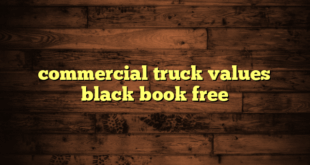 commercial truck values black book free