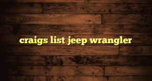 craigs list jeep wrangler