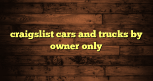 craigslist cars and trucks by owner only