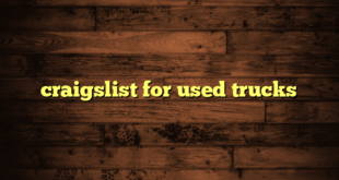 craigslist for used trucks