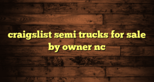 craigslist semi trucks for sale by owner nc