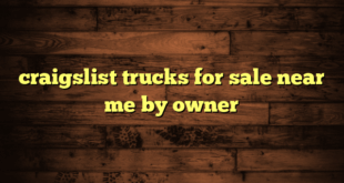 craigslist trucks for sale near me by owner