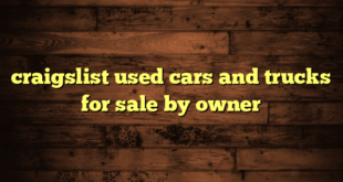 craigslist used cars and trucks for sale by owner