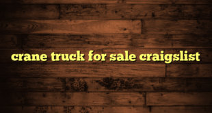 crane truck for sale craigslist