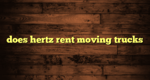 does hertz rent moving trucks