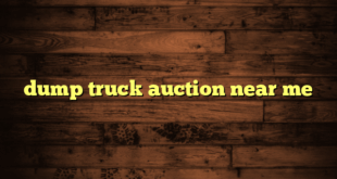 dump truck auction near me