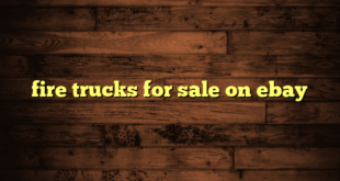 fire trucks for sale on ebay