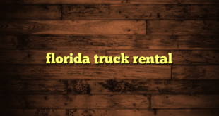 florida truck rental