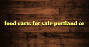 food carts for sale portland or