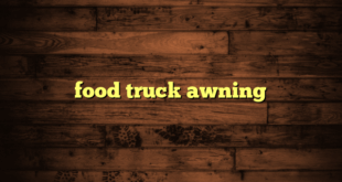 food truck awning
