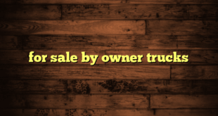 for sale by owner trucks