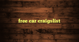 free car craigslist