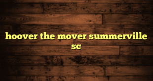 hoover the mover summerville sc
