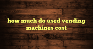 how much do used vending machines cost