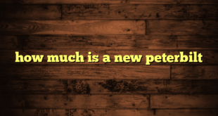 how much is a new peterbilt