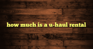 how much is a u-haul rental