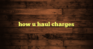 how u haul charges