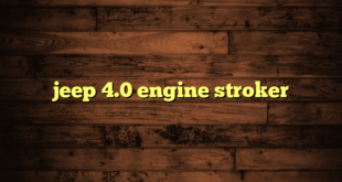 jeep 4.0 engine stroker