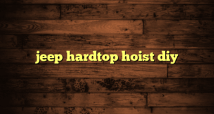 jeep hardtop hoist diy