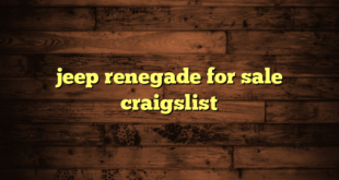 jeep renegade for sale craigslist