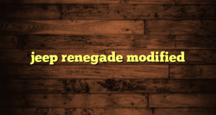 jeep renegade modified
