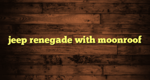 jeep renegade with moonroof