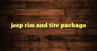 jeep rim and tire package