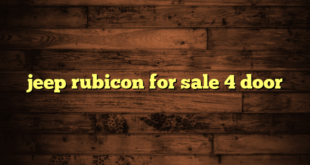 jeep rubicon for sale 4 door
