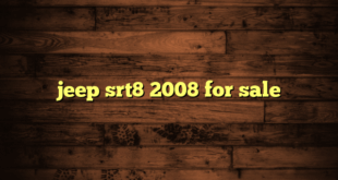 jeep srt8 2008 for sale