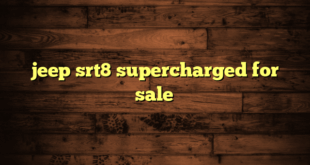 jeep srt8 supercharged for sale